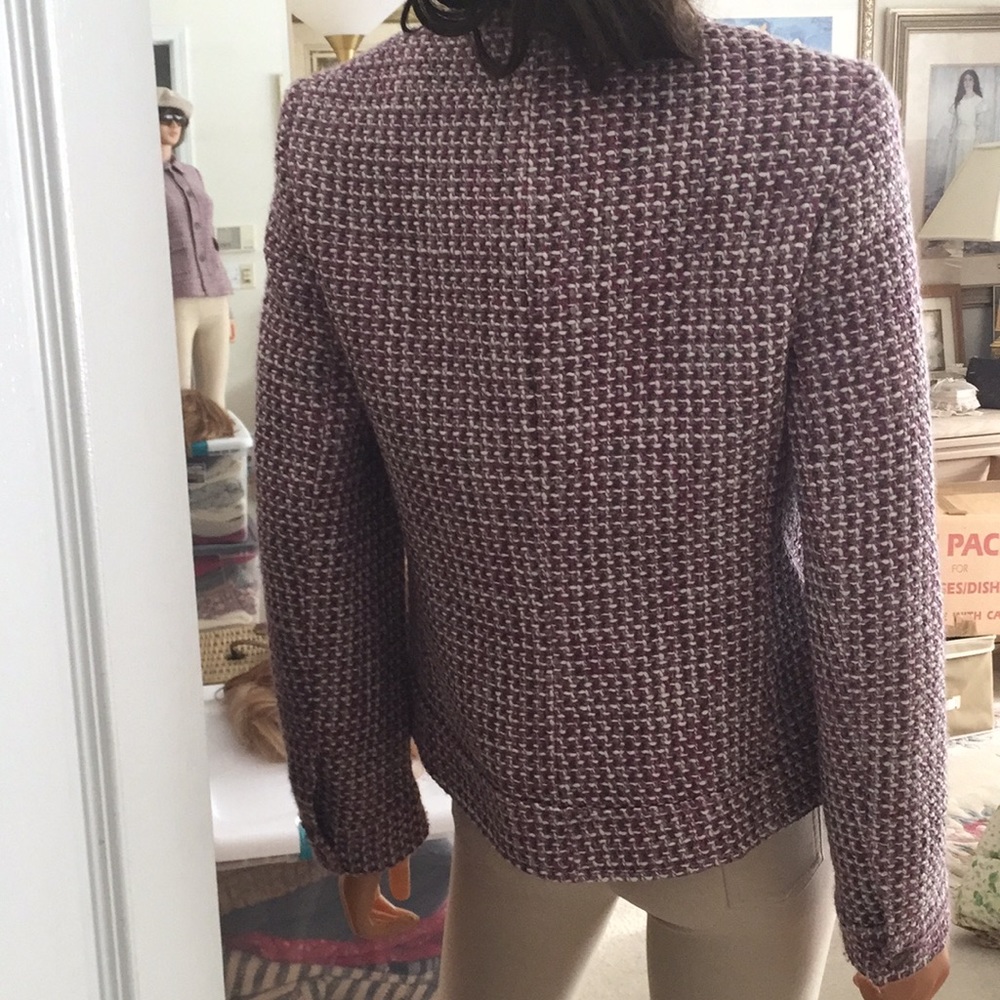 NWOT Talbots Boucle Wool Blend Quite Luxury Blazer Jacket - Picture 4 of 11